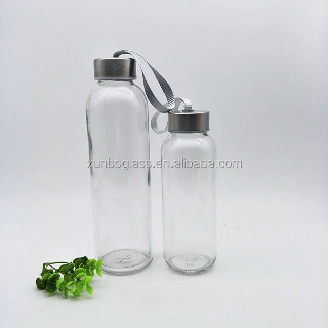 custom sports glass water bottle wholesale bottles in china 300ml 500ml