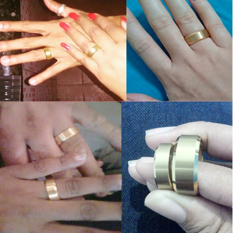 ring Gold Couples Wedding Band Tungsten carbide Hot Sale in Brasil Alliance Wholesale ring