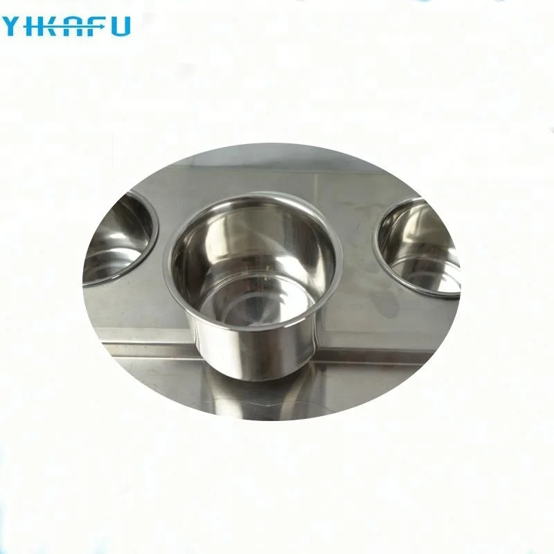 Factory price dust cover instant frying ice pan machine