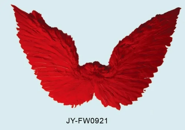 Оптовая Продажа Летающий декором из черных перьев «Крылья Ангела» для Хэллоуина
