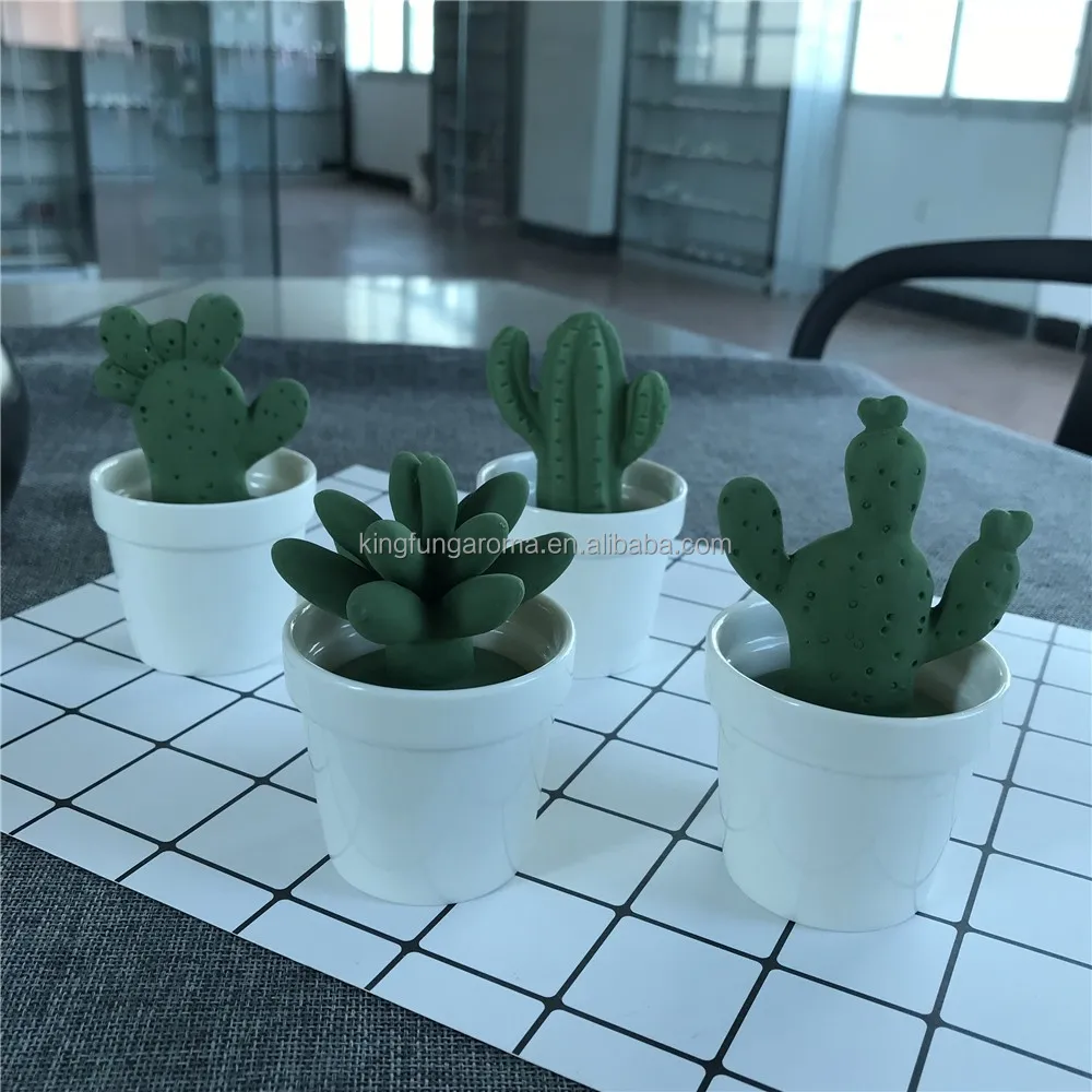 
Factory Hot Seller Ceramic Pot Aroma Stone Animal reed diffuser bottles for home decor 