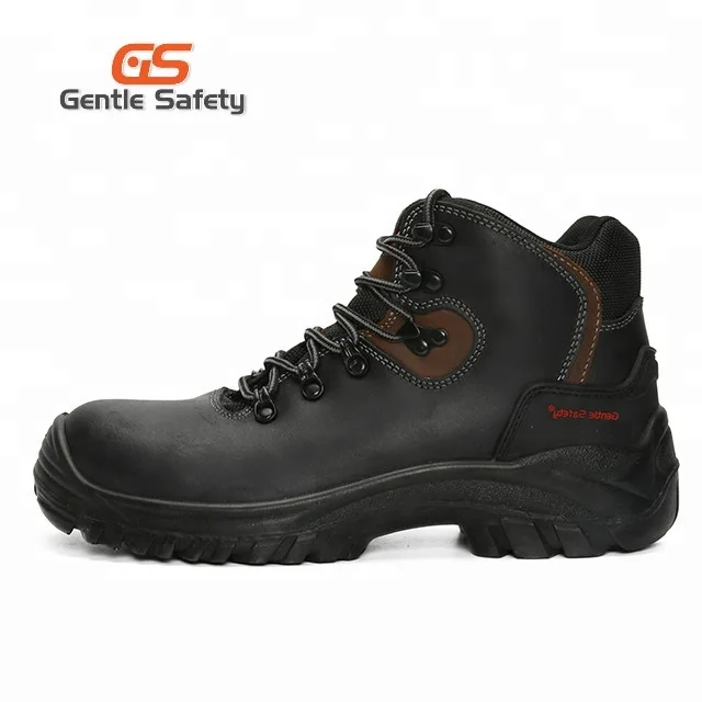 Customized steel toe safety shoes work boots Mid cut