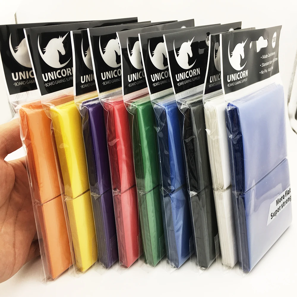 green card sleeves matte game card sleeves for yugioh MTG trading game card protection