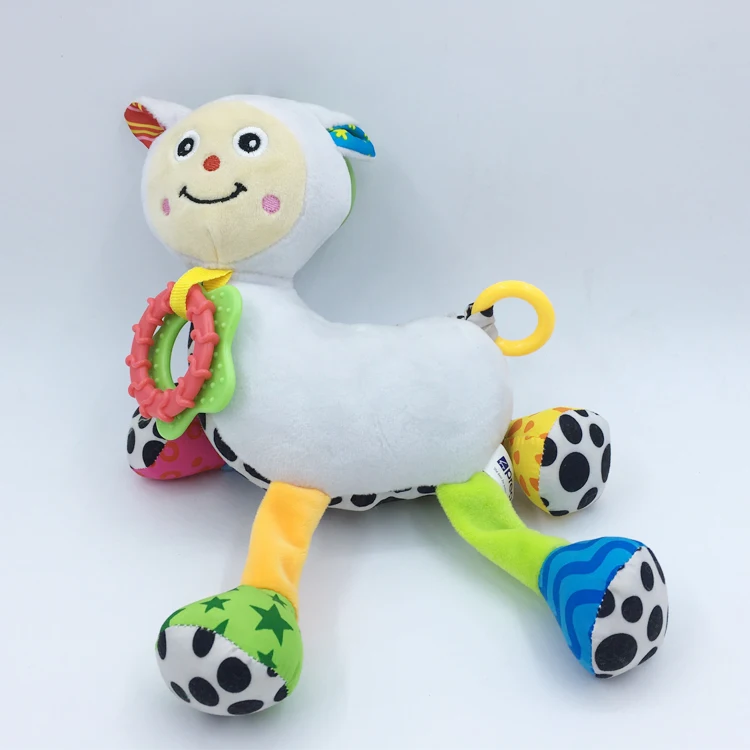 Babyfans baby stuffed  toys  plush sheep animals for kids music toys