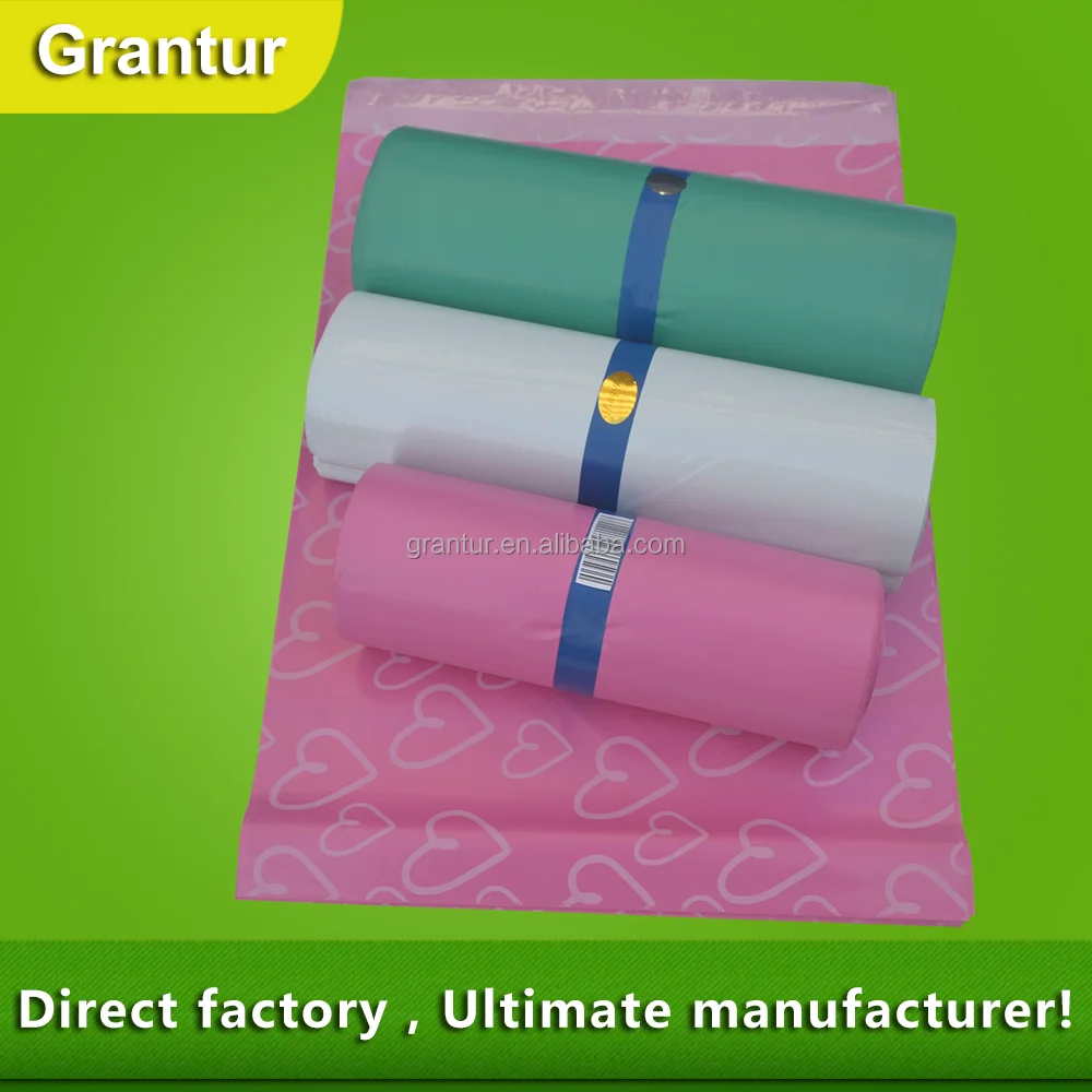 
Colored Solid poly mailer Custom Design plastic shipping envelope for USA distributor 