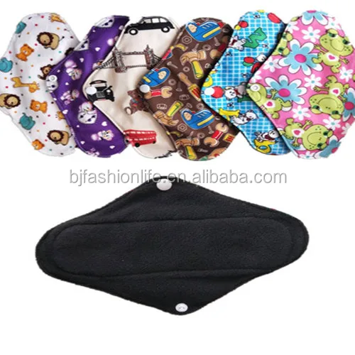 Моющиеся женские гигиенические прокладки бамбуковый уголь ткань гигиенические прокладки моющиеся женские салфетка