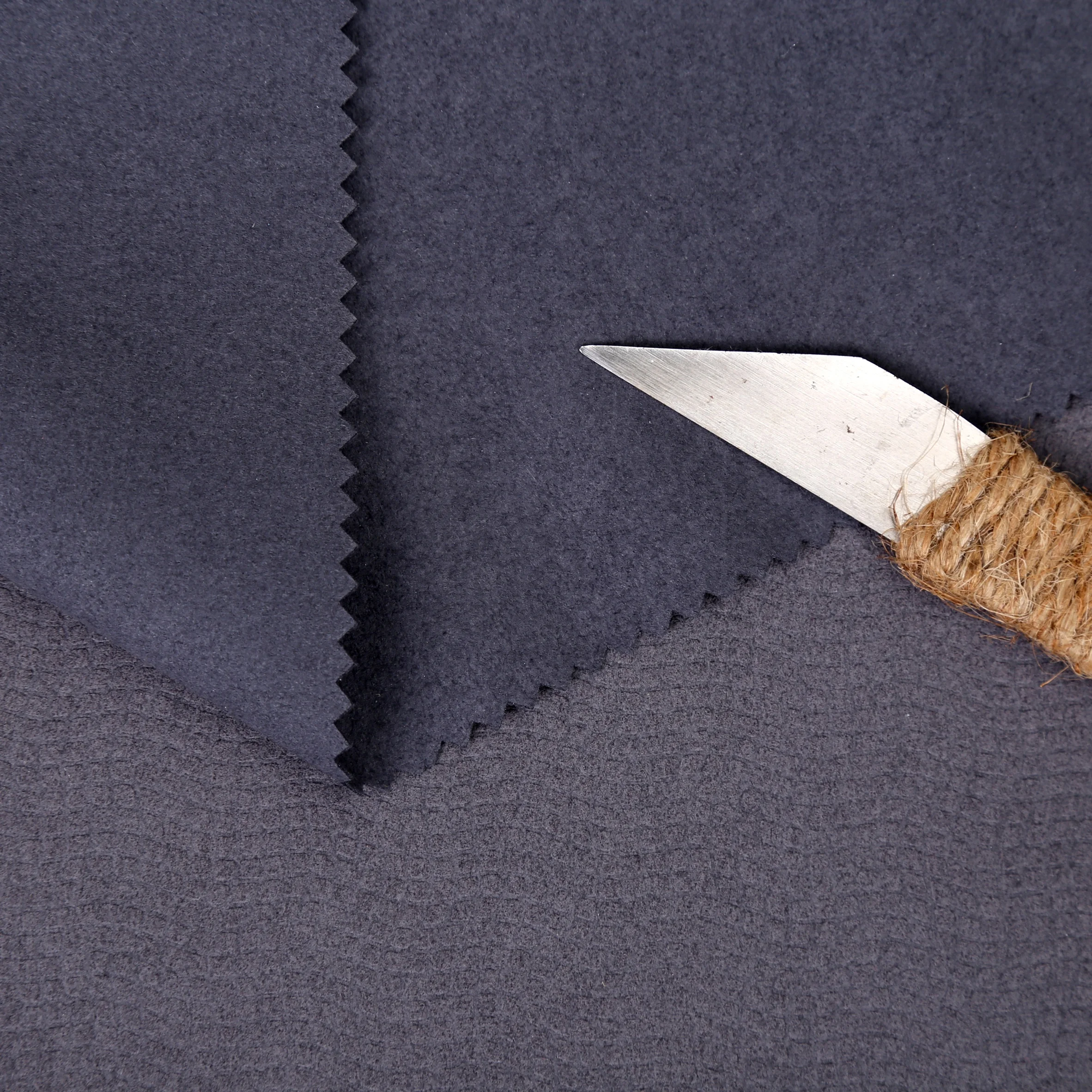 
Eco-Friendly Suede Flocking Fabric Imitate Backing Artificial Synthetic Microfiber Pu Pvc Leather Texture 