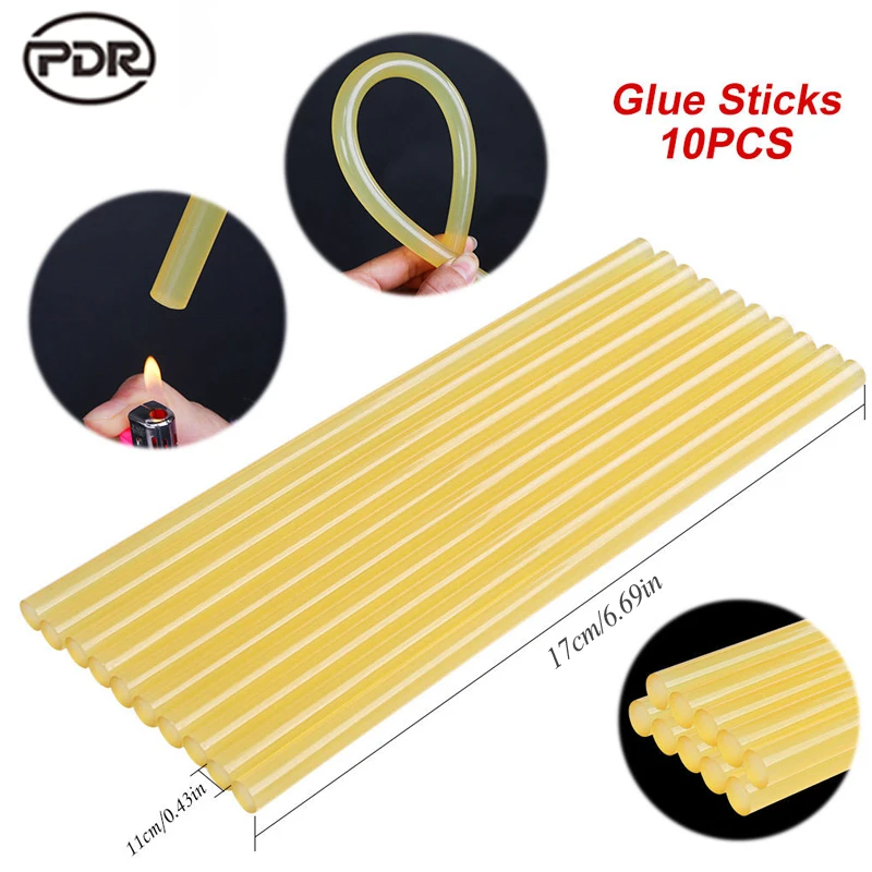 PDR tool hot melt glue sticks for car dent Repairing Dent Remover Hot melt Glue Sticks 10pcs/set color glue sticks