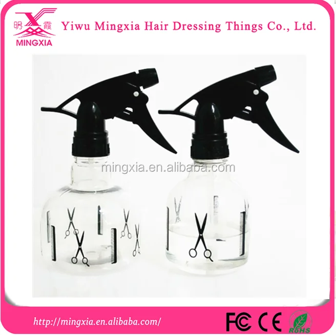 Salon Water Spray Bottle 125ml Plastic Spray Pump Bottles Salon Hair Spray Bottle