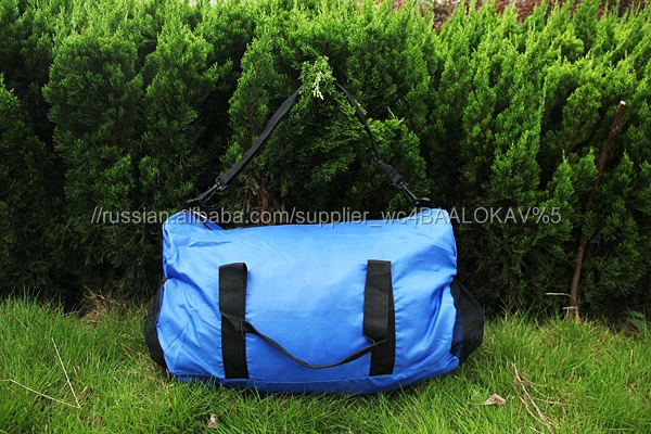 Водонепроницаемый мода складной дорожная сумка с боковыми карманами для бутылок