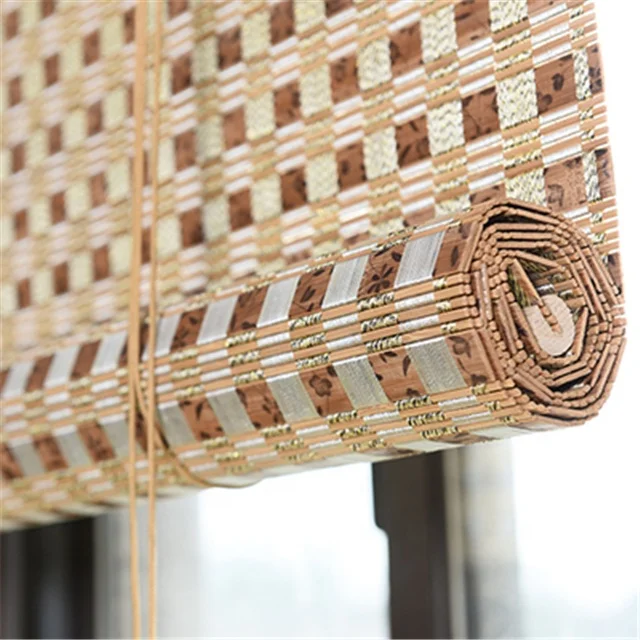 Custom Bamboo Shutter Curtain Blinds  Multi Color Many styles  Lifting Roller  Bamboo  Curtain