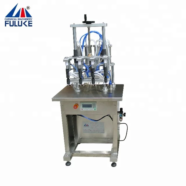 
 Guangzhou FULUKE вакуумные заполняющие машины для духов с четырьмя форсунками  