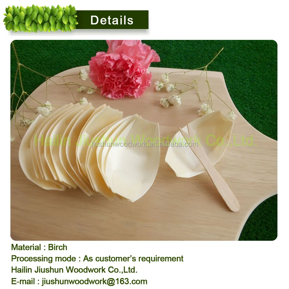 
Wooden sushi boat / food container 