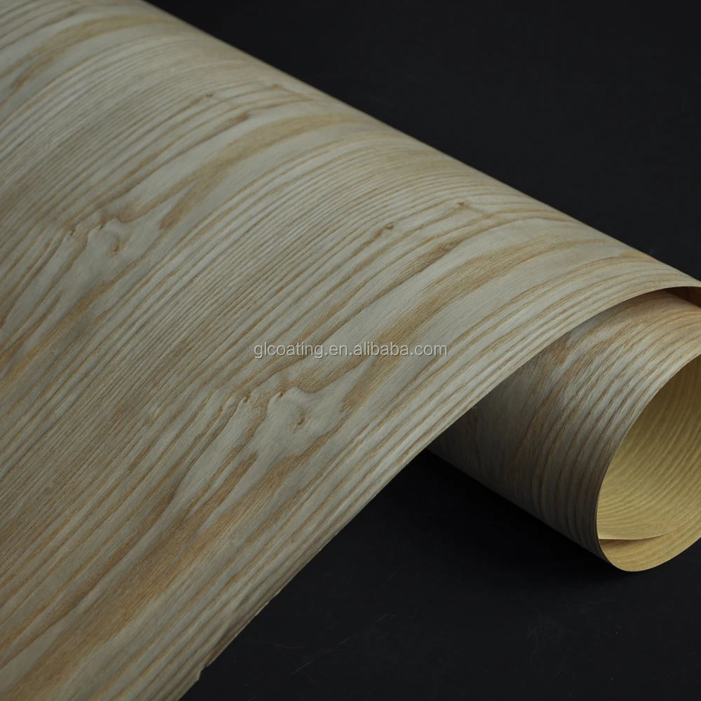 
Bookmatched Natural Chinese Ash Craft Paper Back Wood Veneer for panel 