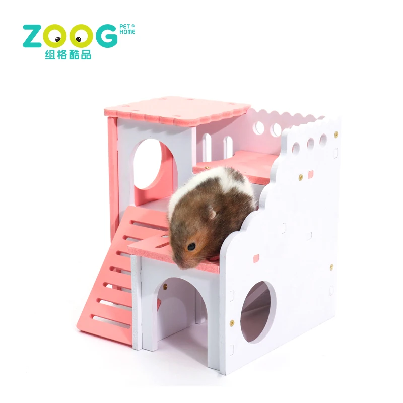 Custom eco-friendly plastic pet house for hamster fold  Guinea Pig Nest