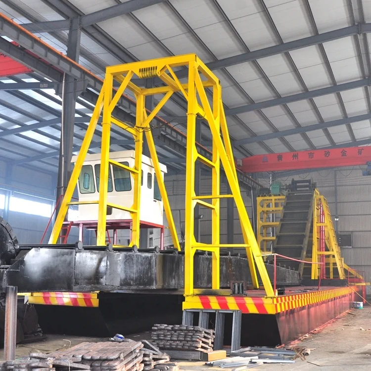 SINOLINKING chain bucket dredger floating gold dredge for sale