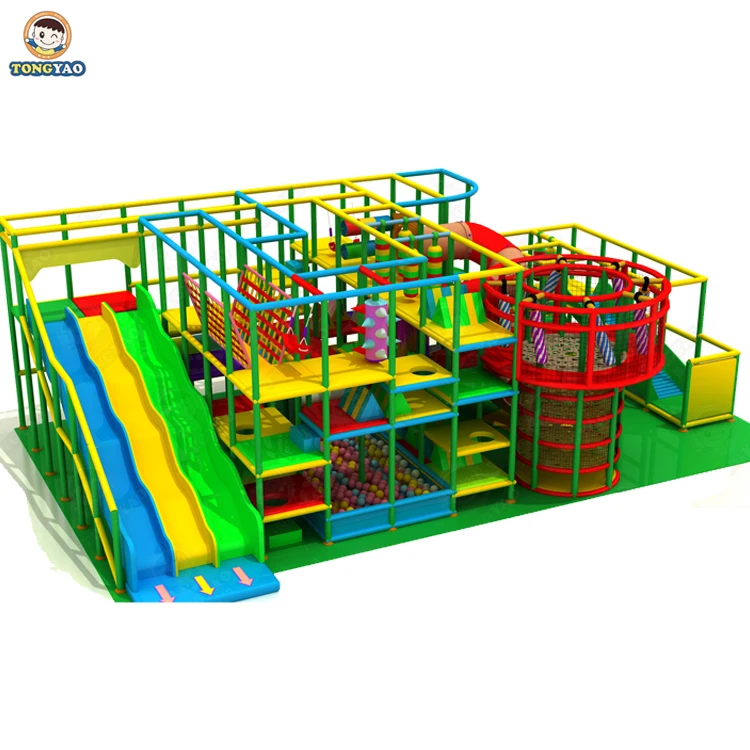 outdoor jungle gym Toddler Soft play Games toy ball pit slide Children center Indoor Playground