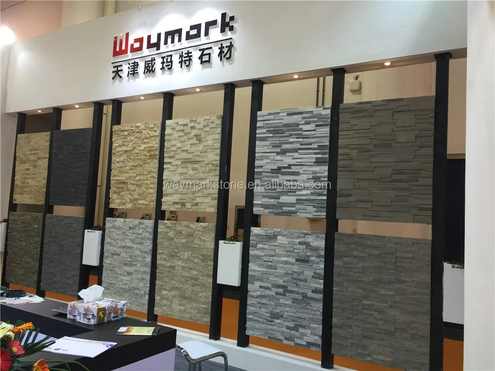 
Natural Slate Stone Panel Wall Cladding with cement back CZ-N20 