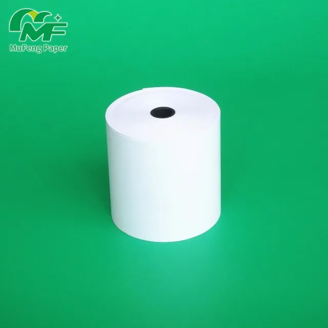 thermal paper rolls 80 X 80 mm with small black plastic core