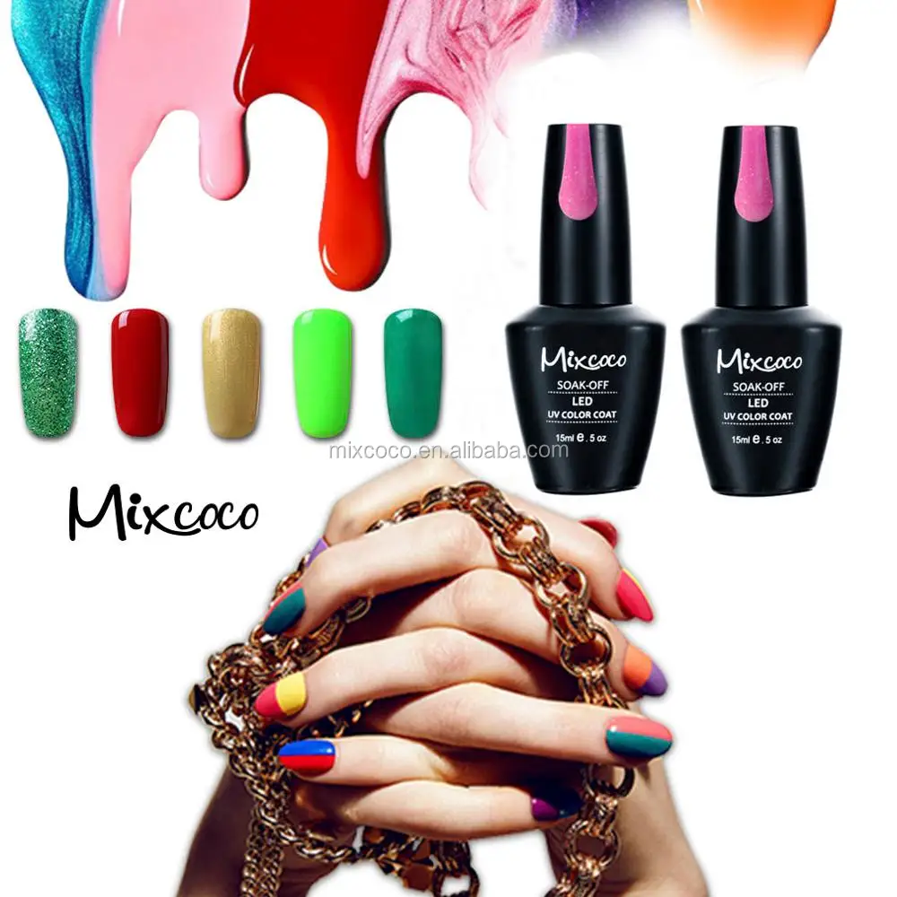 Manufacturer Wholesale Liquid Color uv Gel Nail Polish with gift packs with gel nail kit