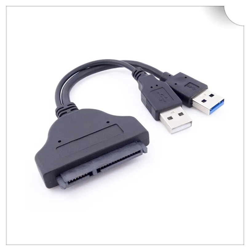 USB 3,0 на SATA 7 + 15pin 22 pin кабель с адаптером для 2,5 'жесткий диск с драйверами внешний жесткий диск SSD с USB кабель питания