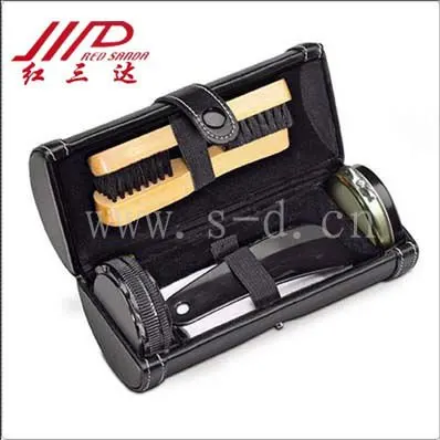 
round shoe polishset for shoe cleaning 