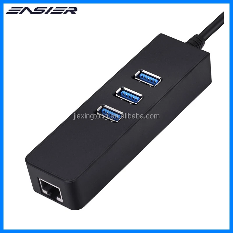 3 разъём(ов) USB 3.1 тип C концентратор с Gigabit Ethernet RJ45 Lan порт для Macbook