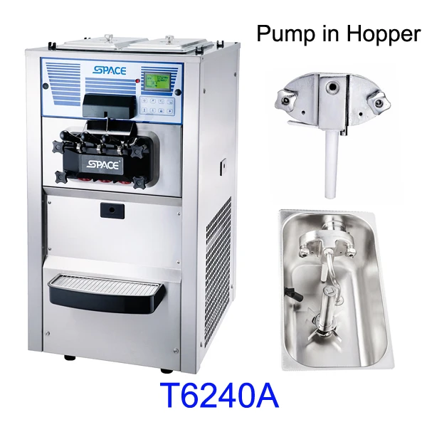 soft ice cream machine T6240A(Air pump feed)