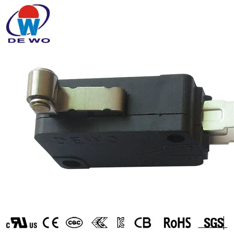 Миниатюрный роликовый поршень 10 А t125 5e4 концевой микропереключатель