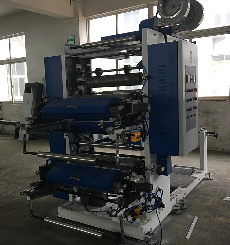 Computer Rotogravure Two Colour High Speed Mini Flexographic Printing Machine Price