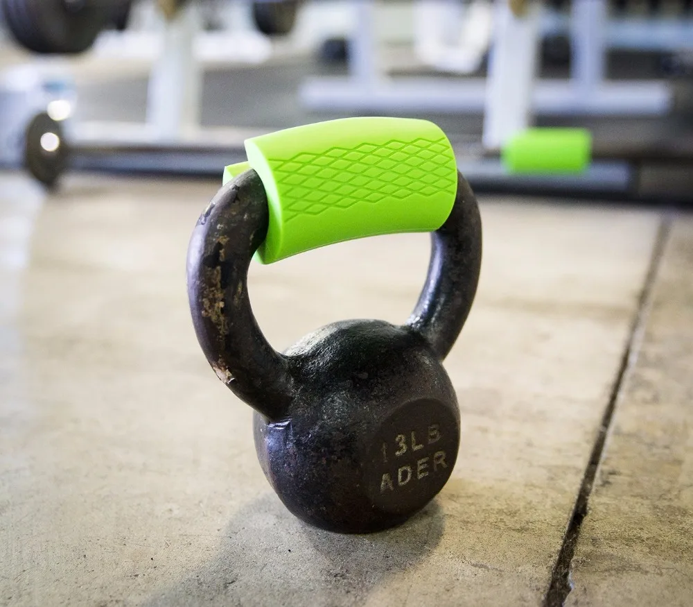 Muscle Builder Bodybuilding Weightlifting Silicone Bar Grips