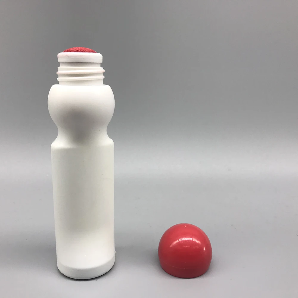 Colorful 40ml PE plastic Ink Bingo Daubers bottle with sponge applicator