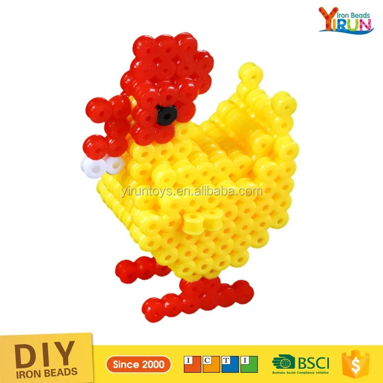 Развивающие игрушки оптом DIY дешевые игрушки ассорти 5 мм предохранитель бисера 36 цвет perler шарики Логические игры