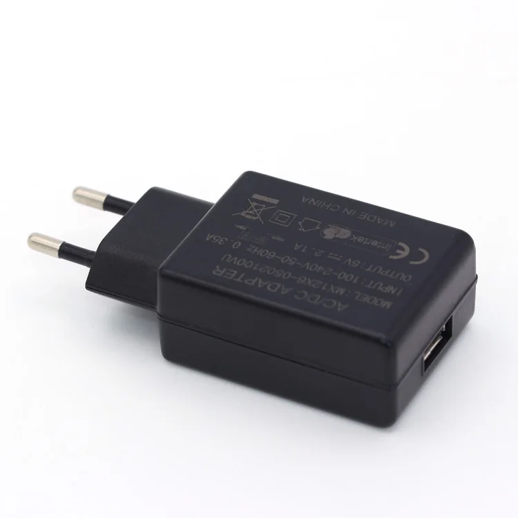 5V2A USB A Phone Adapter Charger Promotion 3C Standard  For Asia Market