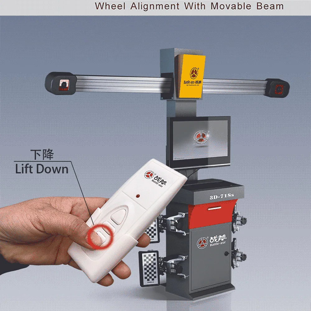 BATTLE-AXE 3D-718S hofmann 3d wheel alignment machine