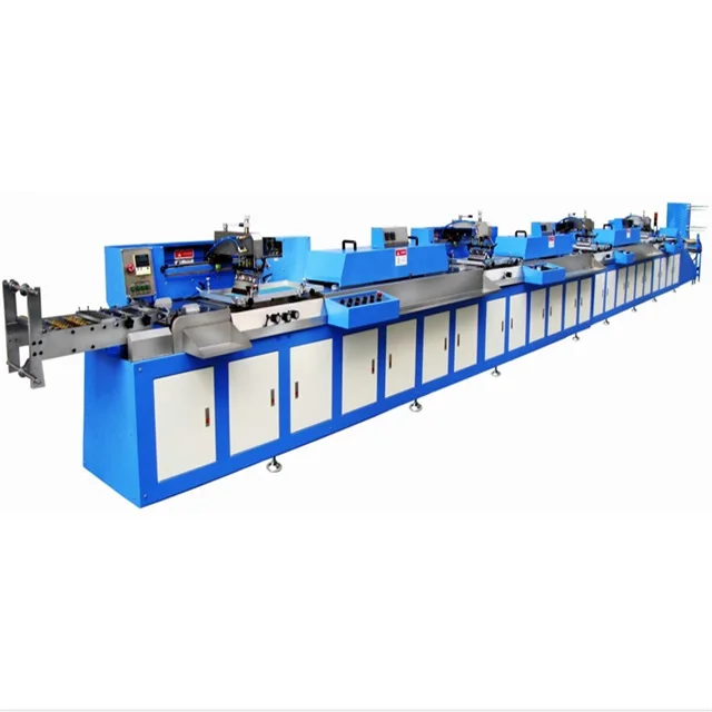 KINWAH(DOPSING) Multi-Color Roll Fabric Satin Ribbons Label Belt auto silk screen printing machine