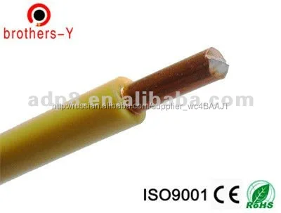 Твердые и прядь голые медные bv бвв бвр кабель питания