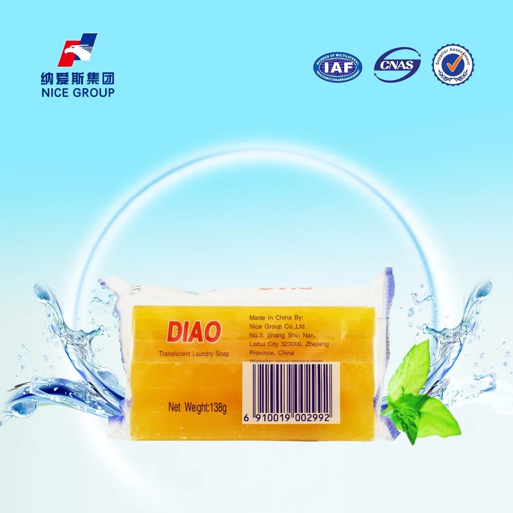 Diao Brand 138g Good Quality Foam Hand Translucent Laundry Soap