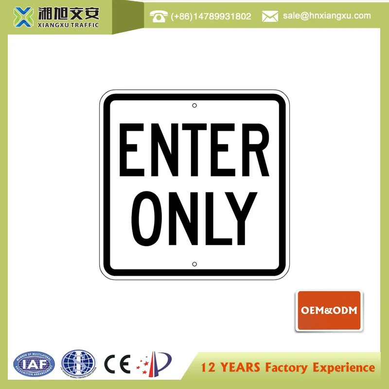 China shopping car traffic sign warning triangle buy street signs