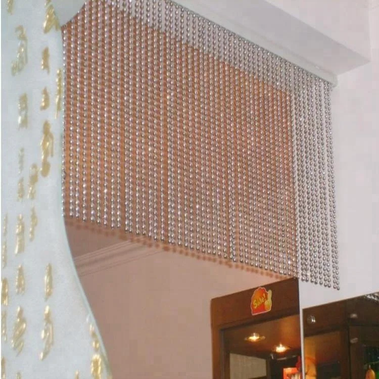 
Metal Ball Beaded Curtains Drapes 