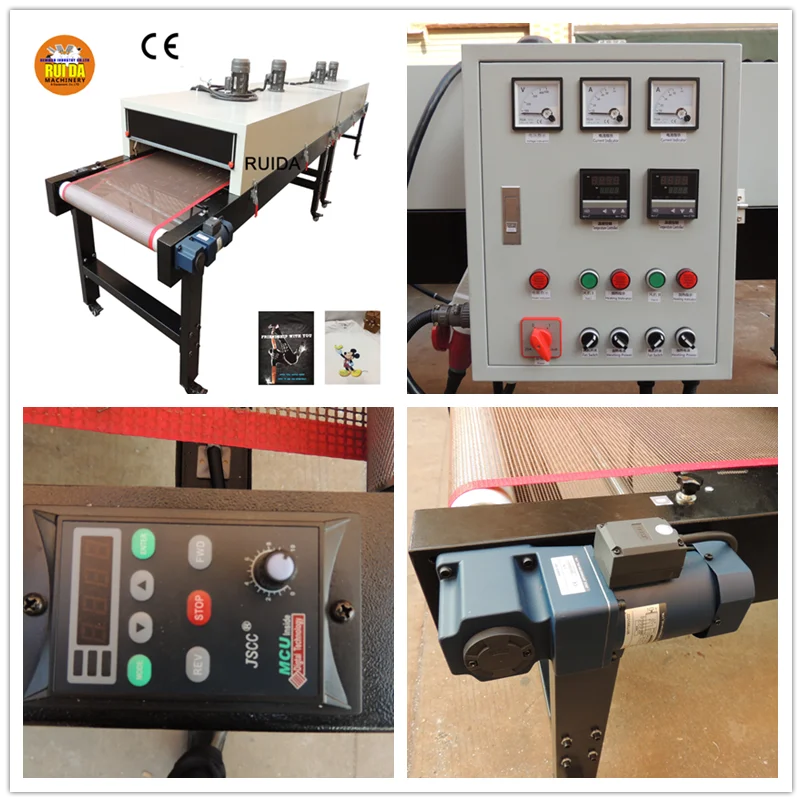 ИК-туннель ND3065, конвейерная лента, сушилка для трафаретной печати футболок