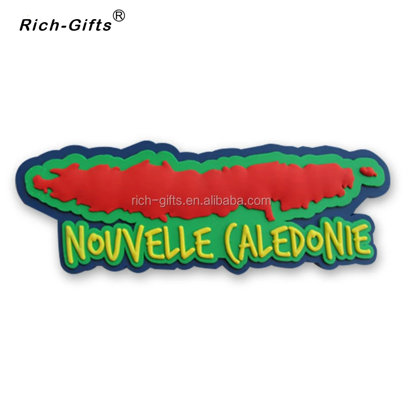 Custom cartoon soft PVC souvenir fridge magnet for France