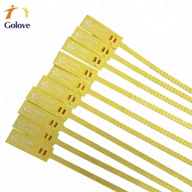 295mm yellow security seals for sealing ballot box for  Nigeria election