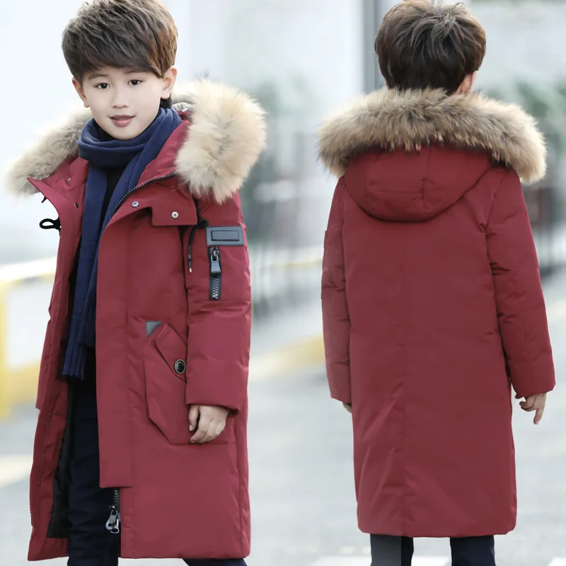 YQ01 Kids cloth fashion design winter children boy down coat