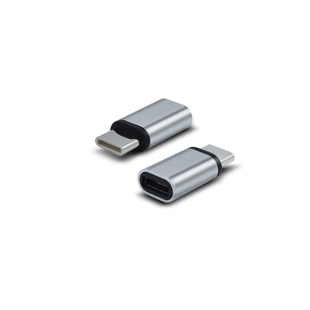 
aluminium alloy shell USB Type C Male Connector to Micro USB Female USB type C Adapter 