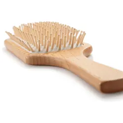 Natural Wooden Square Hair Beauty Brush and Comb