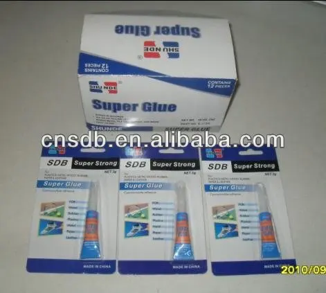 12pcs Blister Card &Plastic Bottle Super Glue 5g 4g