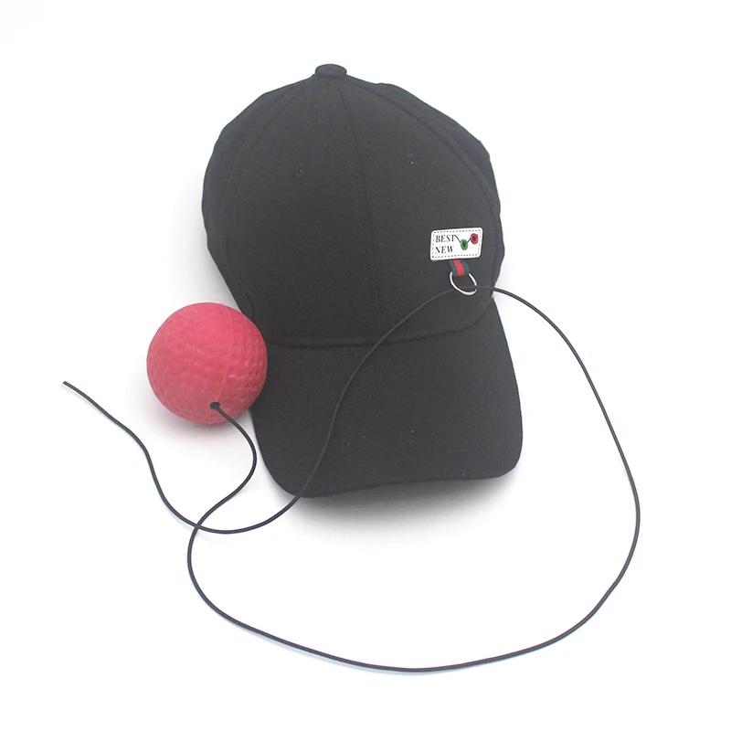 Boxing Reflex Ball Gym Equipment, for Training and Fitness, Head Cap with string and tennis ball for Fight Ball