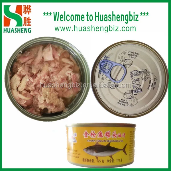 Canned tuna in oil canned fish in white tuna meat