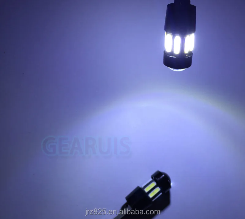 W5W T10 Canbus 10 smd 7014 LED 10SMD 194 168 501 Good quality LED For car clearance light 6500K cold white DC 12V